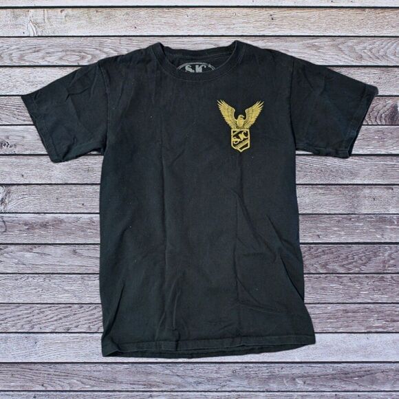 Retro SJC CUSTOM DRUMS LOGO Mens Small Shirt - Picture 2 of 7